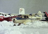 N2653P @ KCVG - Tri-Pacer N2653P-This Snow caused fabric rips and I started recover. - by Charlie Pyles