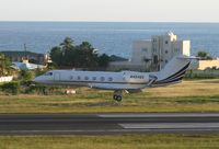 N404QS @ TNCM - N404QS landing at tncm runway 10 - by Daniel Jef