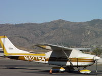 N42754 @ POC - Parked covered up on the westside of NAI Aircraft Services - by Helicopterfriend