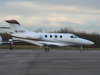 M-YSKY @ EGGP - Raytheon 390 Premier 1A - by Chris Hall