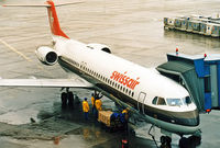 HB-IVA @ FRA - picture scan first F100 delivered - by Volker Hilpert