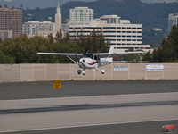 N587SP @ KSMO - N587SP arriving on RWY 21 - by Torsten Hoff
