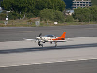 N123MX @ KSMO - N123MX arriving on RWY 21 - by Torsten Hoff