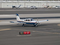 N21PM @ KSMO - N21PM crossing the runway - by Torsten Hoff