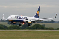 EI-EBV @ EGGW - Just about to touchdown on Runway 26. - by MikeP