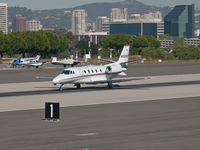 N592QS @ KSMO - N592QS departing from RWY 21 - by Torsten Hoff
