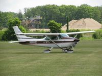 N96883 @ 1WF - A visitor taxiing in during the WACO Military Experience - by Kevin Kuhn