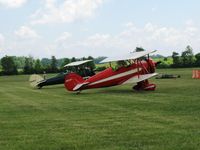 N600Y @ 1WF - Two vintage WACOs at WACO Field - by Kevin Kuhn