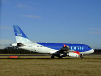 G-DBCD @ EGPH - BMI A319 Arrives at EDI from LHR - by Mike stanners
