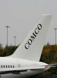 N610G @ EGCC - owned by L-3 Capital and operated by Comco, N610G is an alleged CIA-linked aircraft. - by Chris Hall