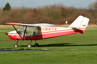 G-MWYE @ EGCB - seen @ Barton - by castle