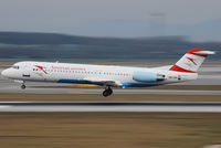 OE-LVI @ VIE - Austrian arrows Fokker 100 - by Chris J