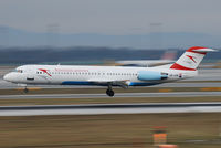 OE-LVB @ VIE - Austrian arrows Fokker 100 - by Chris J