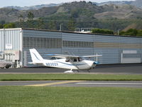 N8302X @ SZP - 1961 Cessna 172C, Continental O-300 145 Hp, taxi - by Doug Robertson