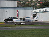 N8302X @ SZP - 1961 Cessna 172C, Continental O-300 145 Hp, warmup taxi - by Doug Robertson