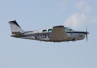 N222FS @ LAL - Raytheon A36 - by Florida Metal