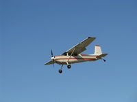 N2999A @ SZP - 1953 Cessna 180, Continental O-470-A 225 Hp, on final Rwy 22 - by Doug Robertson