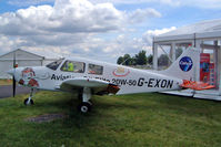 G-EXON @ EGBP - Piper PA-28-161 Cadet [2841283] Kemble~G 09/07/2004. Seen at the PFA Fly in 2004 Kemble UK. - by Ray Barber