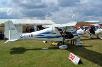 G-FLYB @ EGBP - Comco Ikarus C-42 FB100 Cyclone [0309-6572] Kemble~G 09/07/2004. Seen at the PFA Fly in 2004 Kemble UK. - by Ray Barber