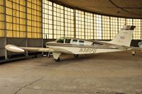 N381FG @ EBGB - Parked in the beautiful hangar designed by Alfred Hardy - by Thomas Thielemans