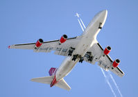 G-VGAL @ EGCC - Virgin '747 on 8 mile finals for RW23R at MAN with Aer lingus A320 EI-DEI (EIN603) trailing in the background. - by vickersfour