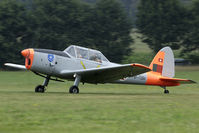 HB-TUM @ EBDT - Former Portuguese Chipmunk 1372 taking off after the 2009 old-timer fly-in at Schaffen-Diest. - by Joop de Groot