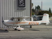 N7717A @ CCB - Parked westside of Foothill Aircraft Sales & Service - by Helicopterfriend