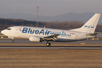 YR-BAG @ VIE - Blue Air Boeing 737-5L9