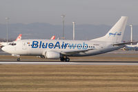 YR-BAG @ VIE - Blue Air Boeing 737-5L9