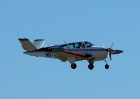 N5727V @ SHV - Landing on runway 23 at the Shreveport Regional airport. - by paulp