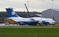 4K-AZ101 @ EGNX - Parked on Cargo West. - by MikeP