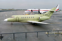 G-OPFC @ EGCD - One of three development 125-1000 based with the Flight Test Centre at Woodford. - by vickersfour