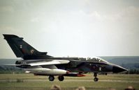 XX947 @ GREENHAM - Tornado prototype P.03 taxying past the crowd line at the 1979 Intnl Air Tattoo at RAF Greenham Common. - by Peter Nicholson