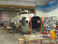 44-85813 @ I74 - Fuselage progress. - by Bob Simmermon