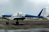 G-CCEJ @ EGBP - Evektor EV-97 Eurostar [PFA 315-14011] Kemble~G 10/07/2004. Seen at the PFA Fly in 2004 Kemble UK. - by Ray Barber