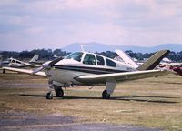 VH-ILY @ YMMB - Beech V35B Bonanza at Moorabbin - Scanned from an old slide - by red750