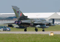 ZD708 @ EGNO - BAe Trials Fleet Tornado GR4 (c/n BS112), one of two jets to wear this scheme. - by vickersfour