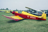 G-BDEI @ EGTC - Jodel D9 Bebe. Noddy at the Popular Flying Association Rally held at Cranfield in 1994. - by Malcolm Clarke