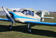 G-BIWN @ FISHBURN - Jodel D-112 at Fishburn Airfield, UK in 2009. - by Malcolm Clarke