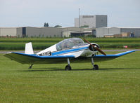 G-DAVE @ EGCJ - Jodel D-112 at Sherburn-in-Elmet Airfield, UK in 2004. - by Malcolm Clarke
