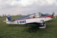 G-BAKR @ FINMERE - Jodel D-117 at Finmere Airfield, UK in 1990. - by Malcolm Clarke