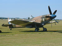 G-WWII @ EGSU - The Fighter Collection. Wears RAF 17 Squadron markings 'YB-A' with serial SM832. - by vickersfour