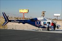 N431MA - N431MA on the ground at Mercy Heliport, Henderson, NV - by jlboone