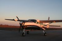 N526V @ 6R4 - Sunset on a Caravan - by David Hannah