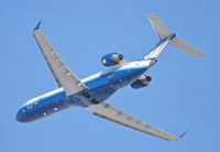 N166GJ @ KORD - GoJet/United Express, CRJ7 ,GJS7440 32L departure KORD to KMDT. - by Mark Kalfas