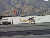 N75MP @ CCB - Taxxing to runway 24 for take off - by Helicopterfriend