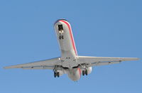 N728AE @ KORD - American Eagle E135, EGF3960, arriving 27R KORD from KPIA. - by Mark Kalfas