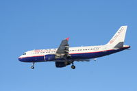 N266AV @ KORD - USA 3000 A320-214, GWY503, arriving RWY 28 KORD from MMUN (Cancun). - by Mark Kalfas