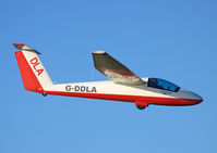 G-DDLA @ EGNL - Privately owned Pilatus B4-PC11 (c/n 149) - by vickersfour