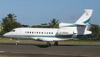 C-GOAG @ TNCM - C-GOAG just landed at TNCM and back tracking the active for parking
